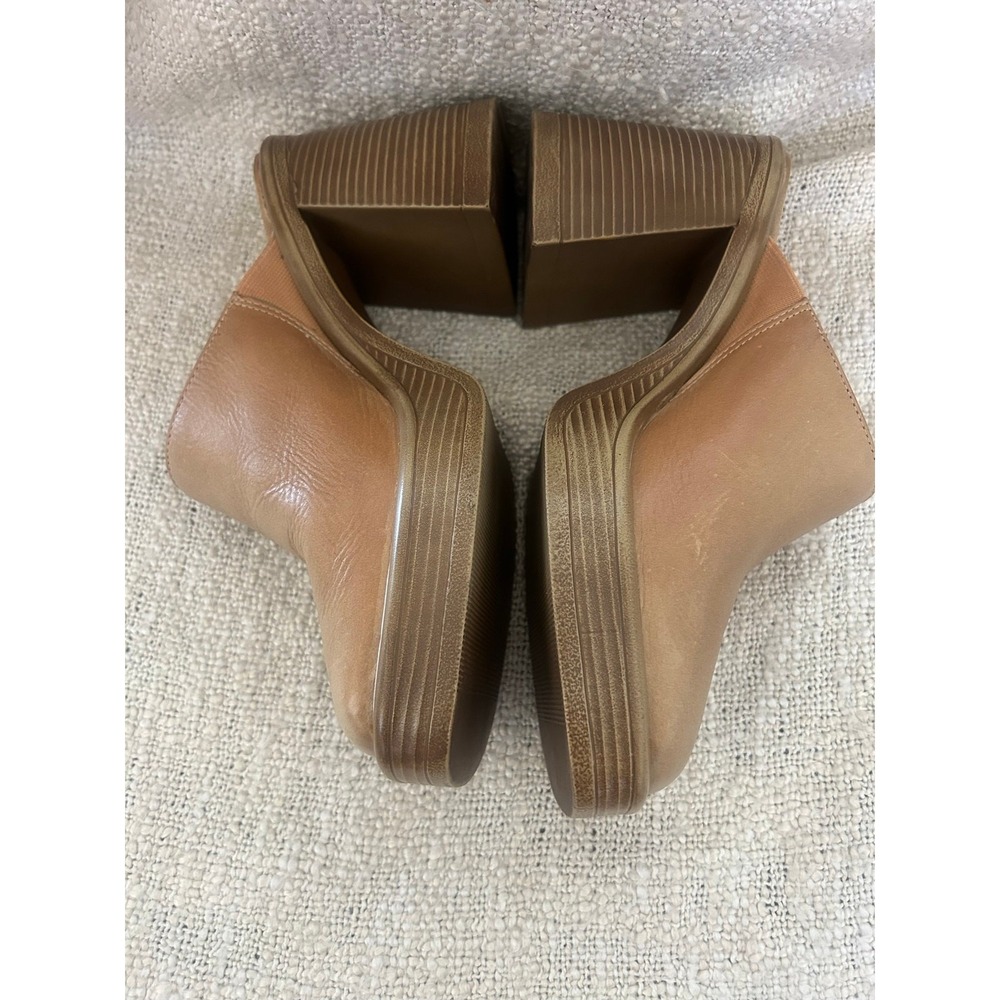 Steve Madden Tan Flirtie Block Heel Clogs Womens Size 7 - Picture 5 of 10